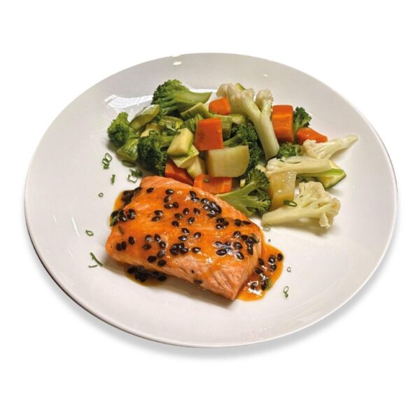 Salmón en Salsa Mburucuya